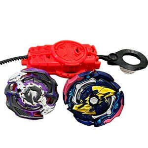 Beyblades Dual 2 Spinner Tops and 1 Launcher